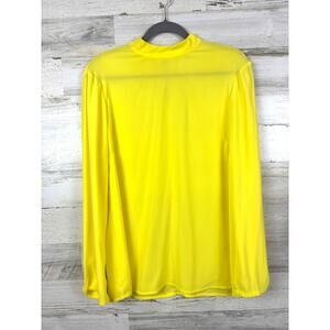 M.M. LaFleur Women’s 12 Sohee Yellow Lightweight Long Sleeve Turtleneck Top NEW